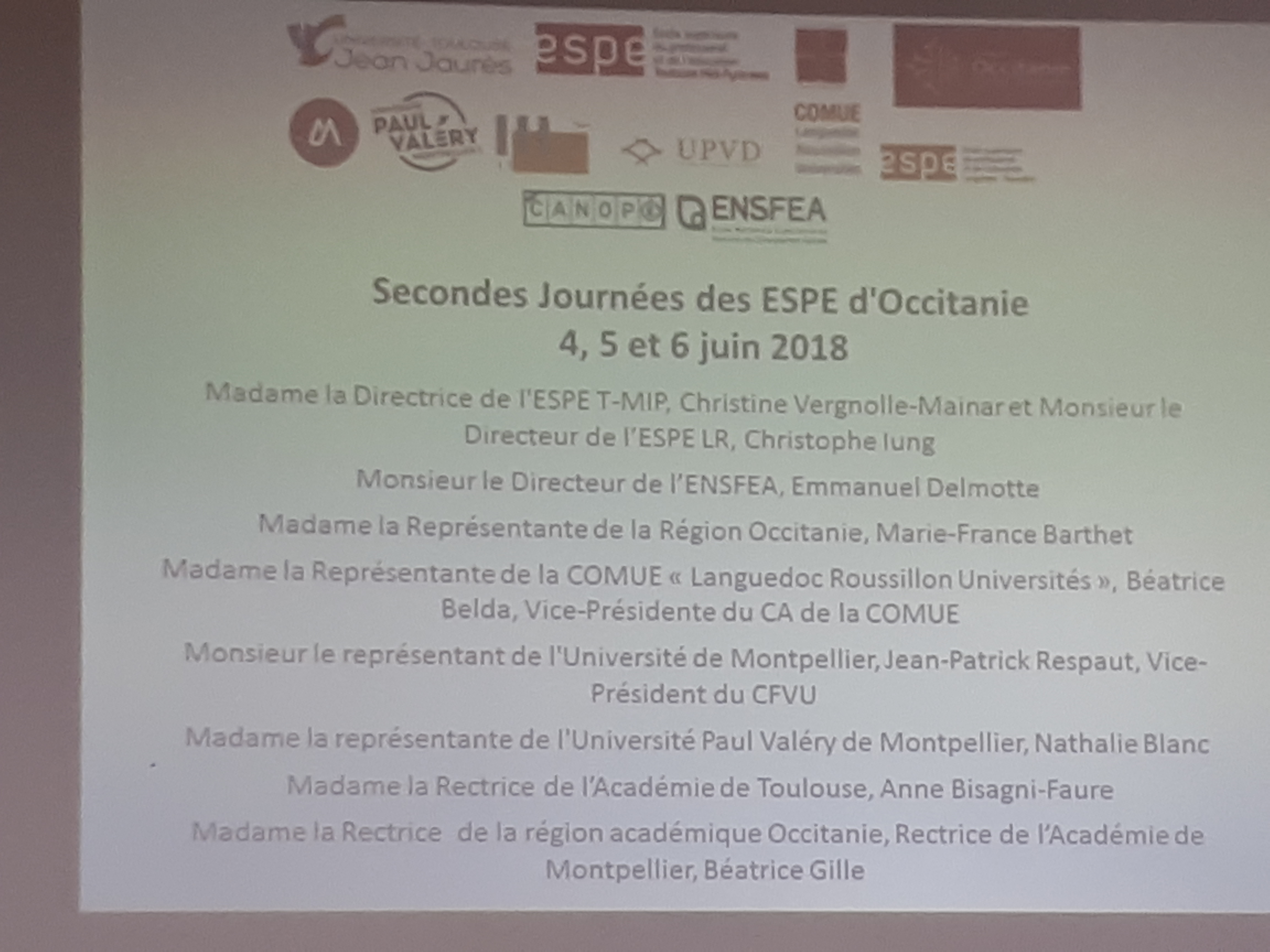 Photos Journées Recherche 2018
